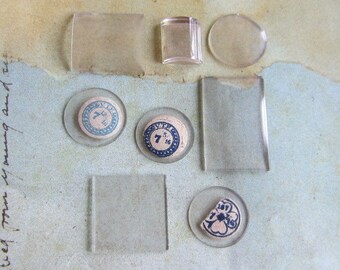 Vintage Watch parts crystals- Steampunk - Scrapbooking h63