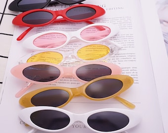Micro 90s Retro Oval Sunglasses