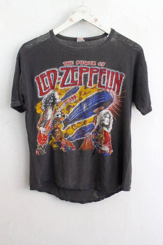 Led Zeppelin shirt 1970s vintage t shirt rare band t-shirts
