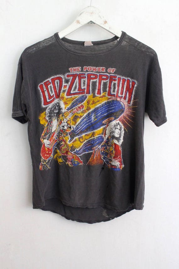 Led Zeppelin shirt 1970s vintage t shirt rare band tshirts