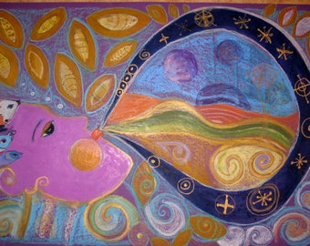 Mother Nature - ORIGINAL PAINTING 50x70 cm