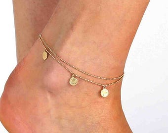 Gold Anklet - Gold Filled Anklet - Gold Ankle Bracelet - Anklets For Women - Foot Jewelry - Foot Bracelet - Summer Jewelry - Beach Jewelry