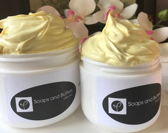 Whipped Shea Body Butter | Organic Body Cream | Moisturizer For Dry Skin | Paraben-Free Organic Body Butter | Organic Body Lotion