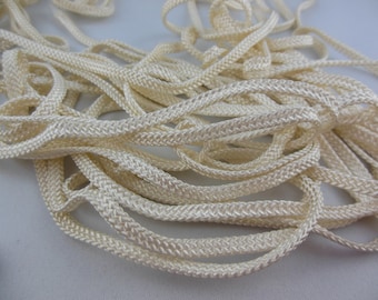 Off white rayon braided cord