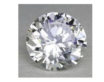 AAA Rated Hundcut Bright Lab Created White Sapphire Corundum Round Gemstone Flame fusion (3-18mm) Niharika Gems