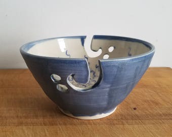 Double Knitting Bowl, Cobalt Blue