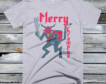 Merry Krampus, Krampus Shirts, Krampus, Hail Santa, Funny Christmas Shirts