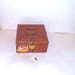 Metal Port a Check File With Key Vintage Works Wood Grain box File holder Case Locks