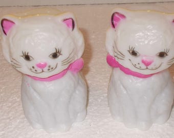 Cat Salt and Pepper Shakes-Meowers. Polycarbonate 3 3/4" high