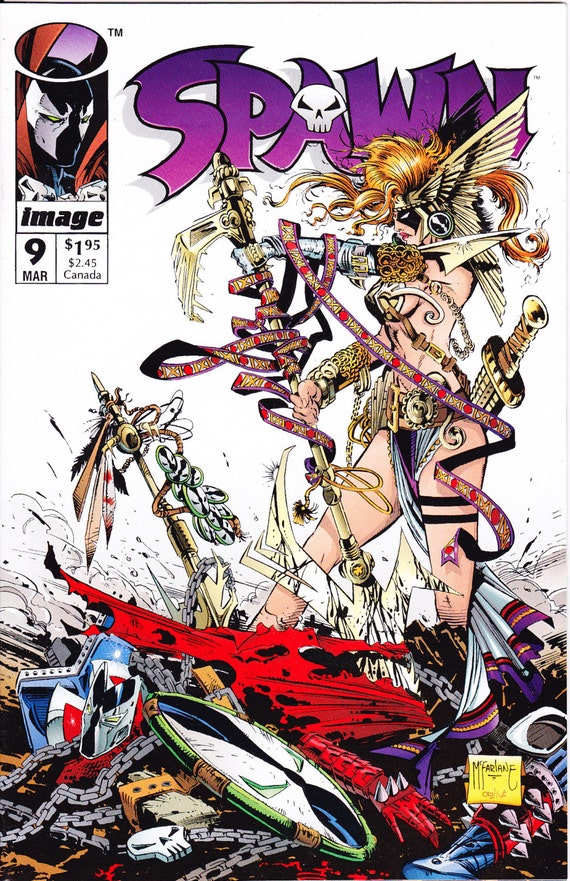 spawn 9 neil gaiman nm 9 6 1st angela comic new key