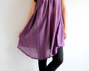 Cozy Mini dress..Linen/cotton blend size M,L,XL 1437
