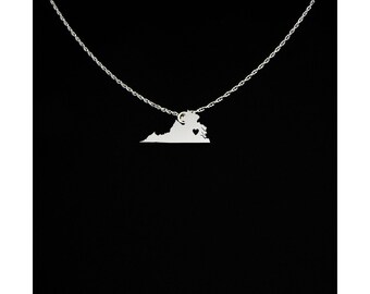 Virginia Necklace - Virginia Jewelry - Virginia Gift
