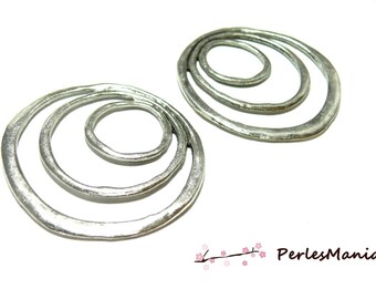 5 pendant connector multi circle 2A 8312 old money, DIY