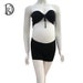 Handmade Stretch Shorts with Boob tube(full set) one size Maternity Photography Props Baby shower gift