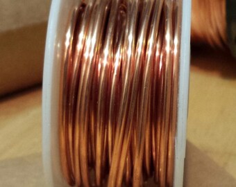 Copper Wire Round 99.9% Pure Spools Gauges 14-28 Dead Soft Bare USA Made