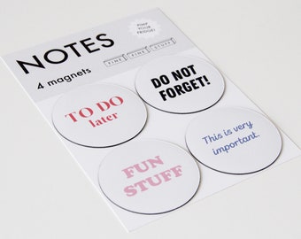 Magnets - Fridge Magnets - To Do - NOTES
