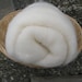 Ewespinningmeayarn Carded British Jacob Wool Batts. White. Spinning Wool / Core Wool / Felting Wool. 100/200g-3.52/7.04oz