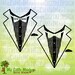 Tuxedo SVG, Tuxedo T-Shirt, Ring Bearer Design clipart and Cut File Instant Download High Quality 300 dpi jpeg png svg eps dxf Formats