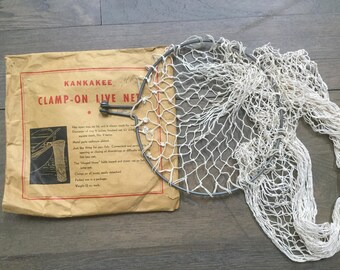 Vintage clamp -on fishing net fishing tool