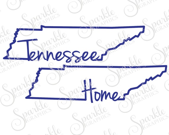Tennessee Home Cut File Tennessee SVG Football SVG Tennessee