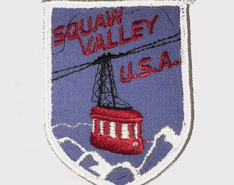 Vintage Squaw Valley Resort California Ski Patch