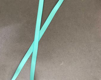 5yds - 3/8" P.315 Caribbean Blue SF Satin Ribbon