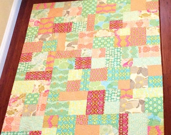 For Sale Handmade quilt using Amy Butler fabric