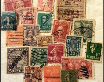20 Different Postage Stamps