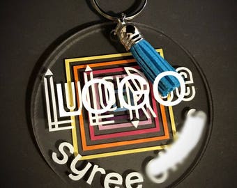 Personalized Lula Inspired Keychain