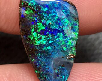 Very Nice Blue and Green Boulder Opal from Eromanga