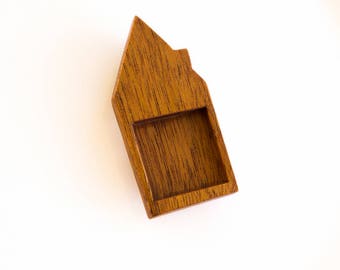 House bezel tray fine finished hardwood - Varios wood types - 1" - 25.5 mm cavity side - (H3-X)