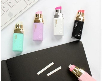 Lipstick Correction Tape School Supplies