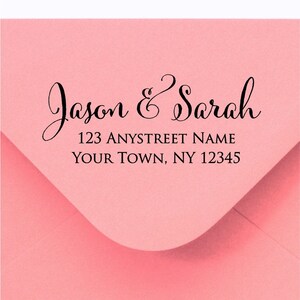 Personalized Self Inking Return Address Stamp - self inking address stamp - Custom Rubber Stamp R283