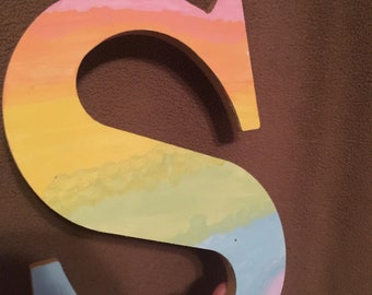 hand painted letters