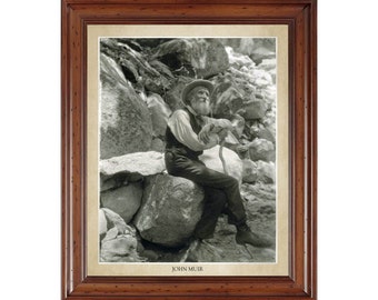 John Muir portrait; 16x20 print on premium heavy photo paper