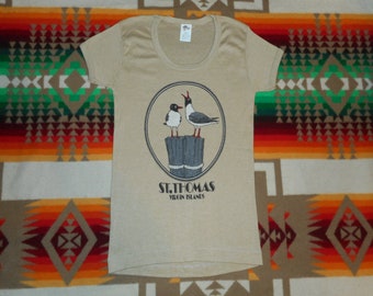 St. Thomas Virgin Islands Ribbed Top Shirt Size XS
