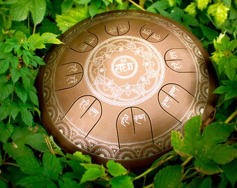 Mantras Indiens Livre : 30 1 Pour Tongue Drum Et Handpan - Jouer Par Numéro - Partitions Débutants Instrument Percussion Facile