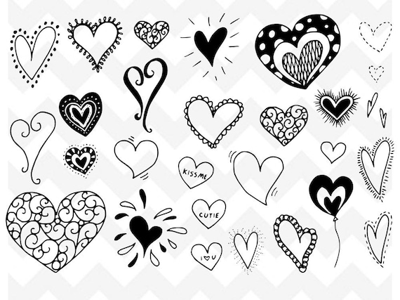 Download Hearts SVG Hearts Bundle SVG Cutting File Cutting File