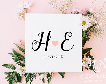 Wedding Logo Design, Wedding logo, Wedding Monogram design, Custom Wedding Logo, Wedding initials, wedding logo pdf, custom wedding logo