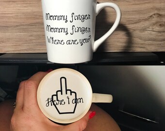 Mommy finger mug