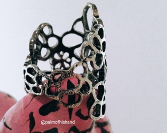 Flower Power Statement Ring