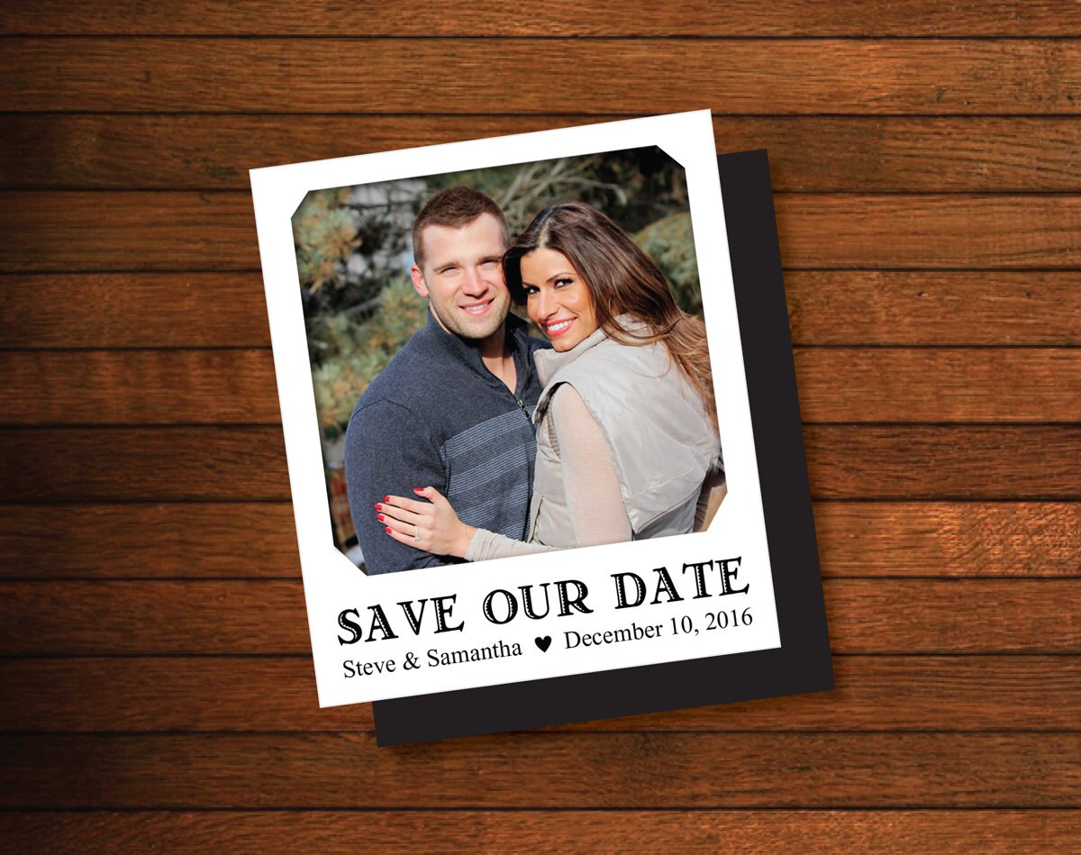 Save the Date Photo Wedding Save the Dates