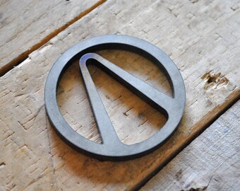 Borderlands Vault Hunter Symbol steel industrial Coaster / Paper Weight. Gaming, Gift, Fathers day