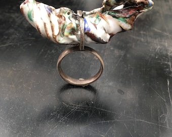 Statement Ring, Statement Jewelry, Avant Garde Ring, Avant Garde Jewelry, Scutural Jewelry, Sterling Silver Ring, Contemporary Ring, Ring