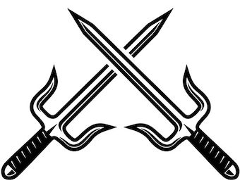 Ninja warrior logo | Etsy
