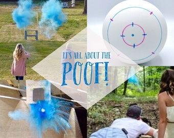 SHOOTING TARGETS Gender Reveal Balls Pack (Custom Color Combinations) Gender Reveal Shooting Target