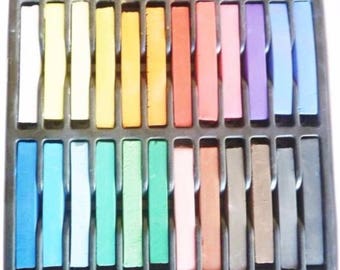 Set of 24 soft pastels