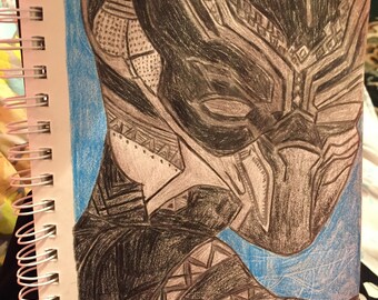 Drawing of Black Panther