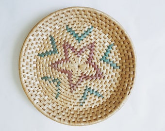 Woven Printed Basket/Plate.