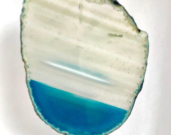 Agate Night Light - Blue
